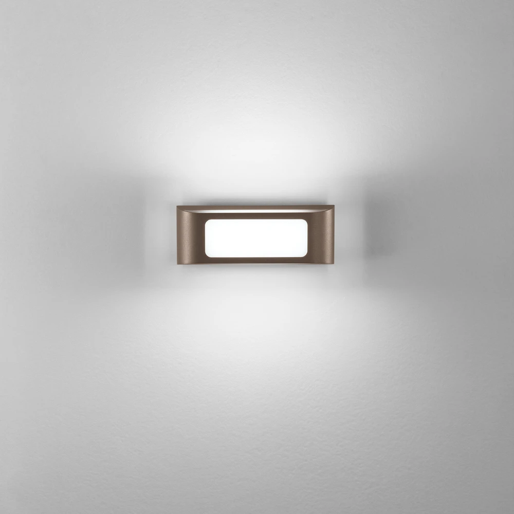 Sieninis šviestuvas 12W LED sieninis fasado šviestuvas DESERT, bronzos sp., CCT, IP65