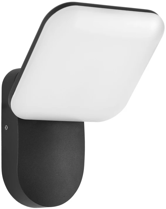 Pakabinamas šviestuvas 12W LED sieninis fasado šviestuvas NAMMI, juodas, 3000K
