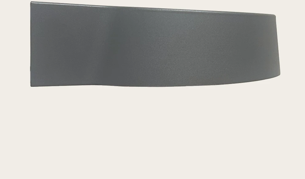 12W LED sieninis fasado šviestuvas, tamsiai pilkas, 3000K, IP54, E464