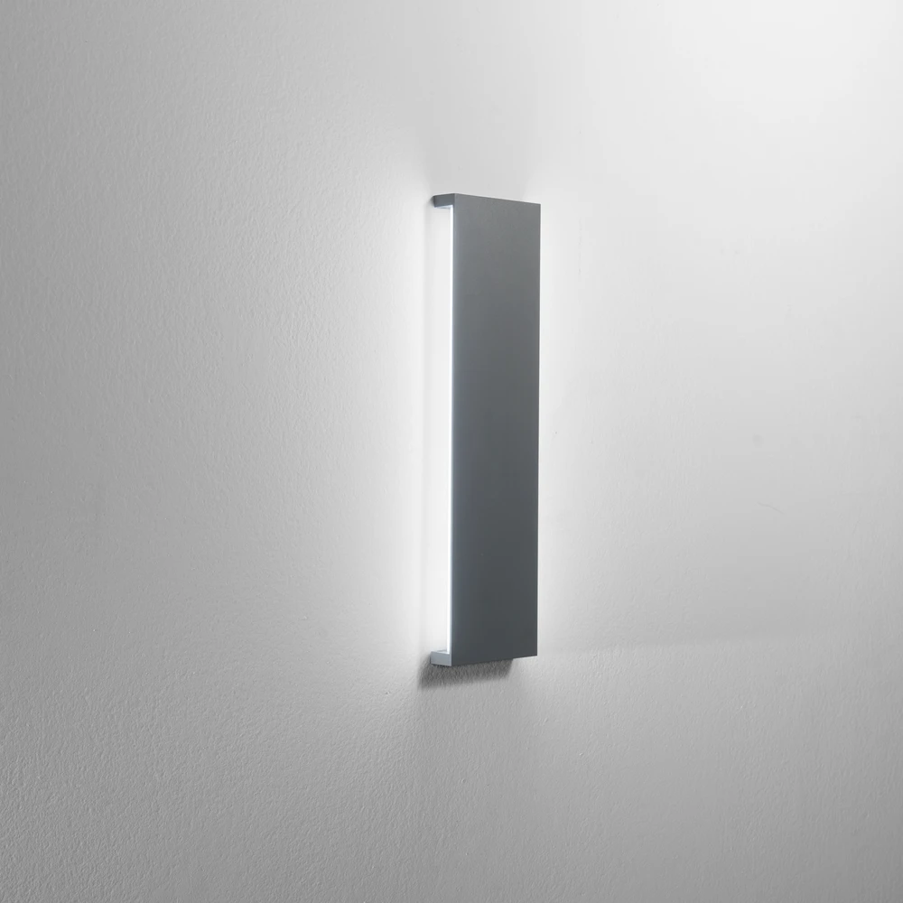 12W LED sieninis fasado šviestuvas RIBBON, antracito sp., 4000K, IP65