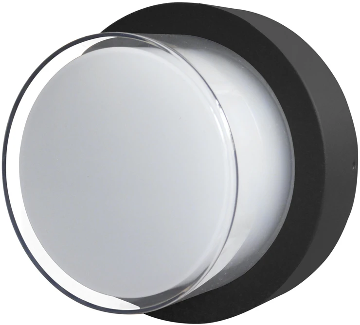 Pakabinamas šviestuvas 12W LED sieninis fasado šviestuvas ROSTA, juodas, 4000K