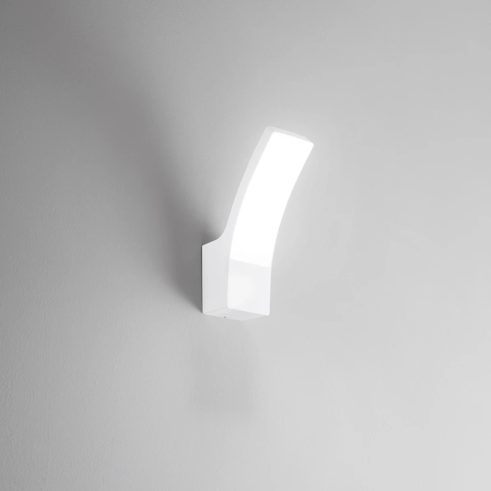 Sieninis šviestuvas 12W LED sieninis fasado šviestuvas SAIL, baltas, CCT, IP65