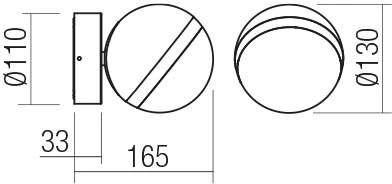 12W LED sieninis lauko šviestuvas MAGNUS, tamsiai pilkas, 3000K, IP54, 90555
