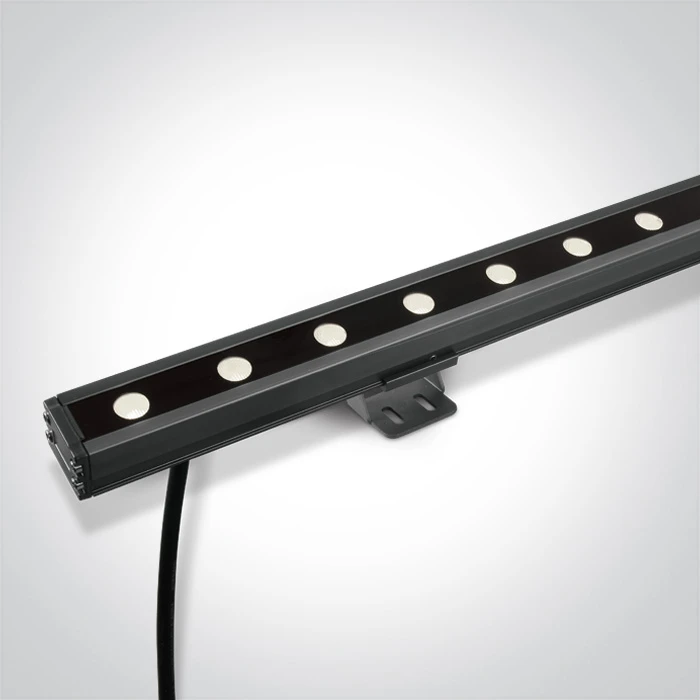 12x1W LED linijinis sienų šviestuvas, pilkas, 4000K, 7055A/C