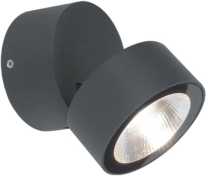13W LED paviršinis fasado šviestuvas ANDRIA, tamsiai pilkas, 3000K, IP54, 4333700