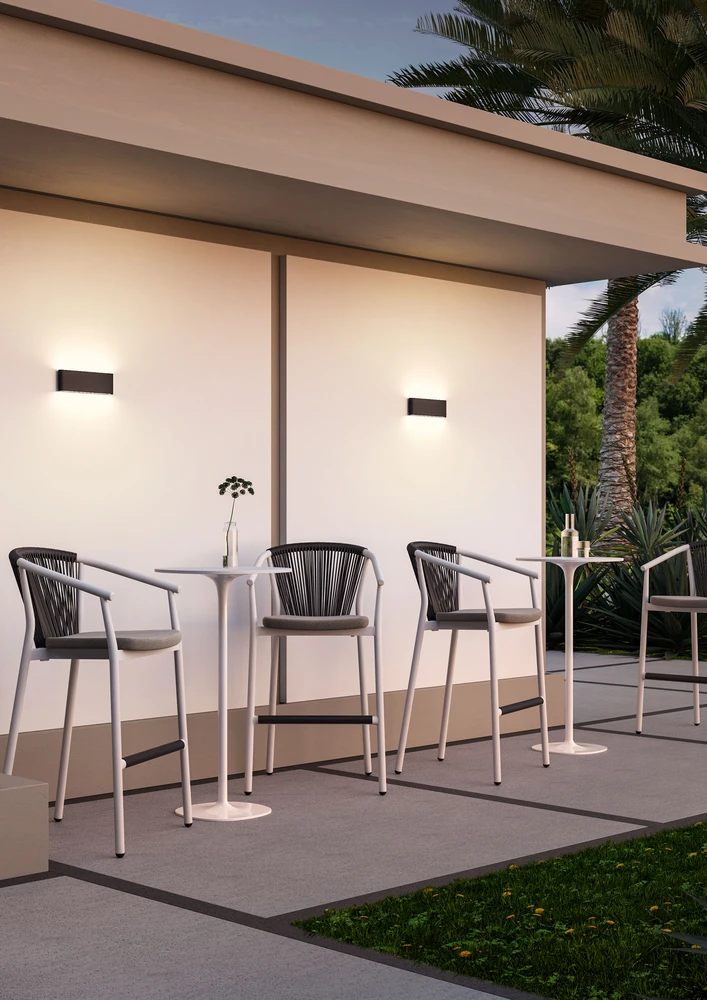 13W LED sieninis lauko šviestuvas POCKET, tamsiai pilkas, 3000K, IP54, 9054
