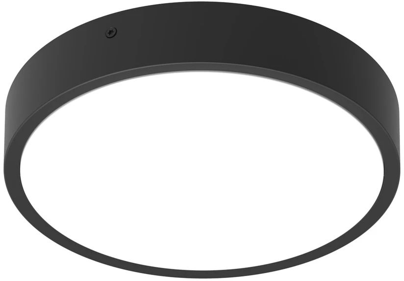 Ledvance 15,5W LED plafonas BULKHEAD ROUND, juodas, 4000K, 120°, IP65, DALI2