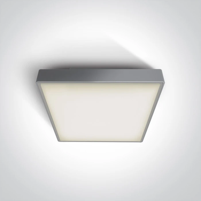 15W LED plafonas su avariniu moduliu, pilkas, 3000K, 67282ANE/G/W