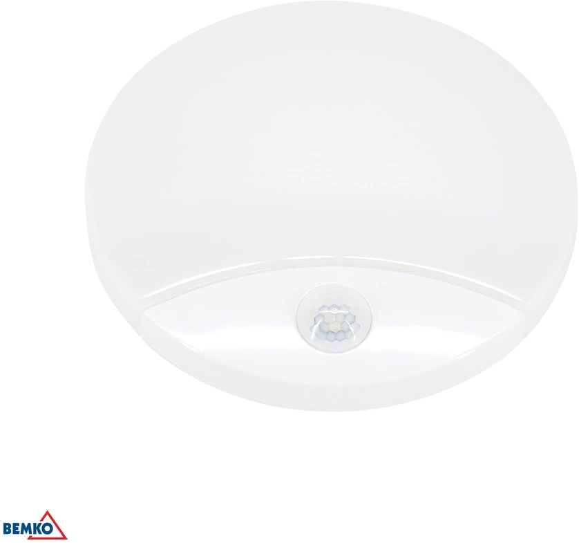 Lubinis šviestuvas Bemko 15W LED plafonas su judesio davikliu TAWAN, baltas, 4000K, IP44