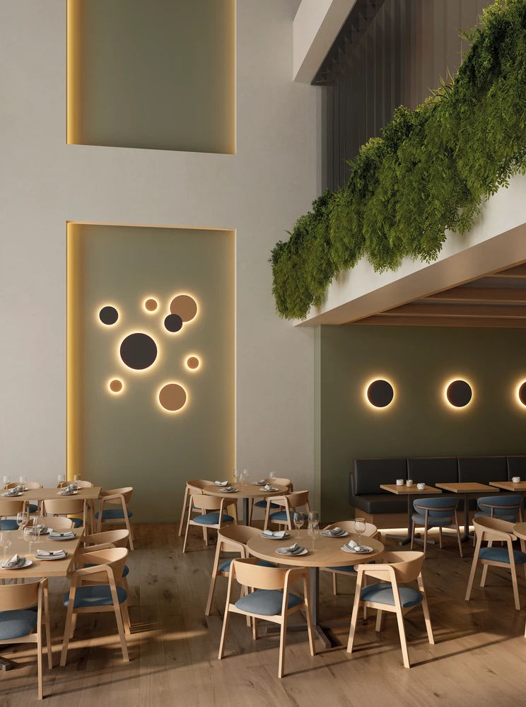 15W LED sieninis fasado šviestuvas COMBO, aukso sp., 2700/3000K, IP65, dimeriuojamas, A3966270ODT