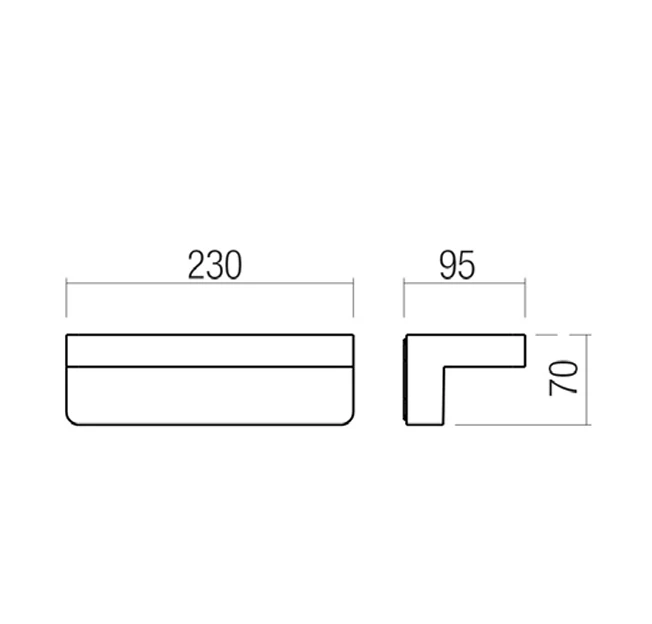 15W LED sieninis lauko šviestuvas KANT, tamsiai pilkas, 2700/3000K, IP65, 91026