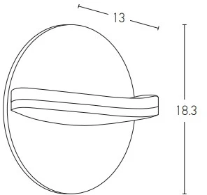 16W LED paviršinis lauko šviestuvas, tamsiai rudas, 3000K, E267