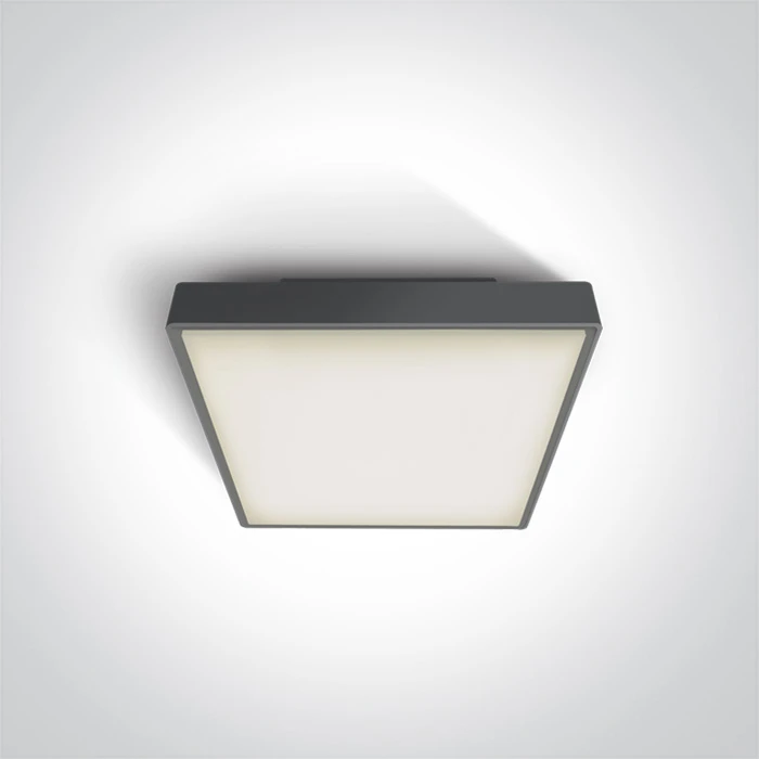 16W LED plafonas, antracito sp., 3000K, 67282N/AN/W