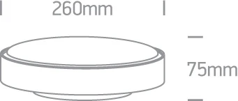 16W LED plafonas, antracito sp., 3000K, 67280N/AN/W