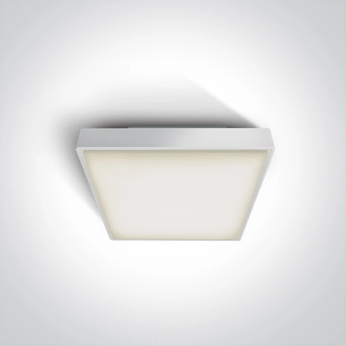16W LED plafonas, baltas, 3000K, 67282N/W/W