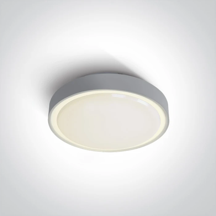 16W LED plafonas, pilkas, 3000K, 67280N/G/W