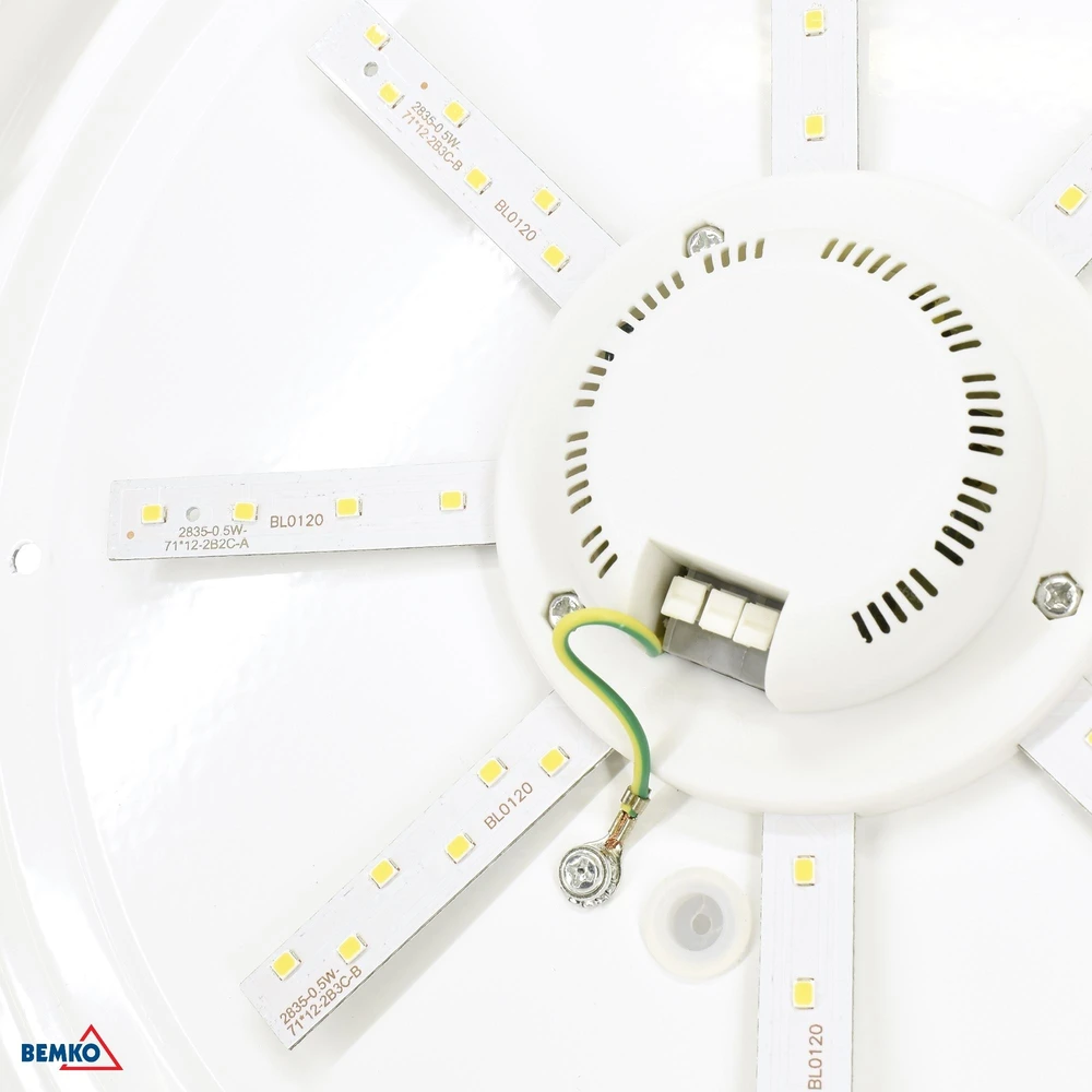 Lubinis šviestuvas Bemko 16W LED plafonas TOFIR, aliuminio sp., 4000K, IP44