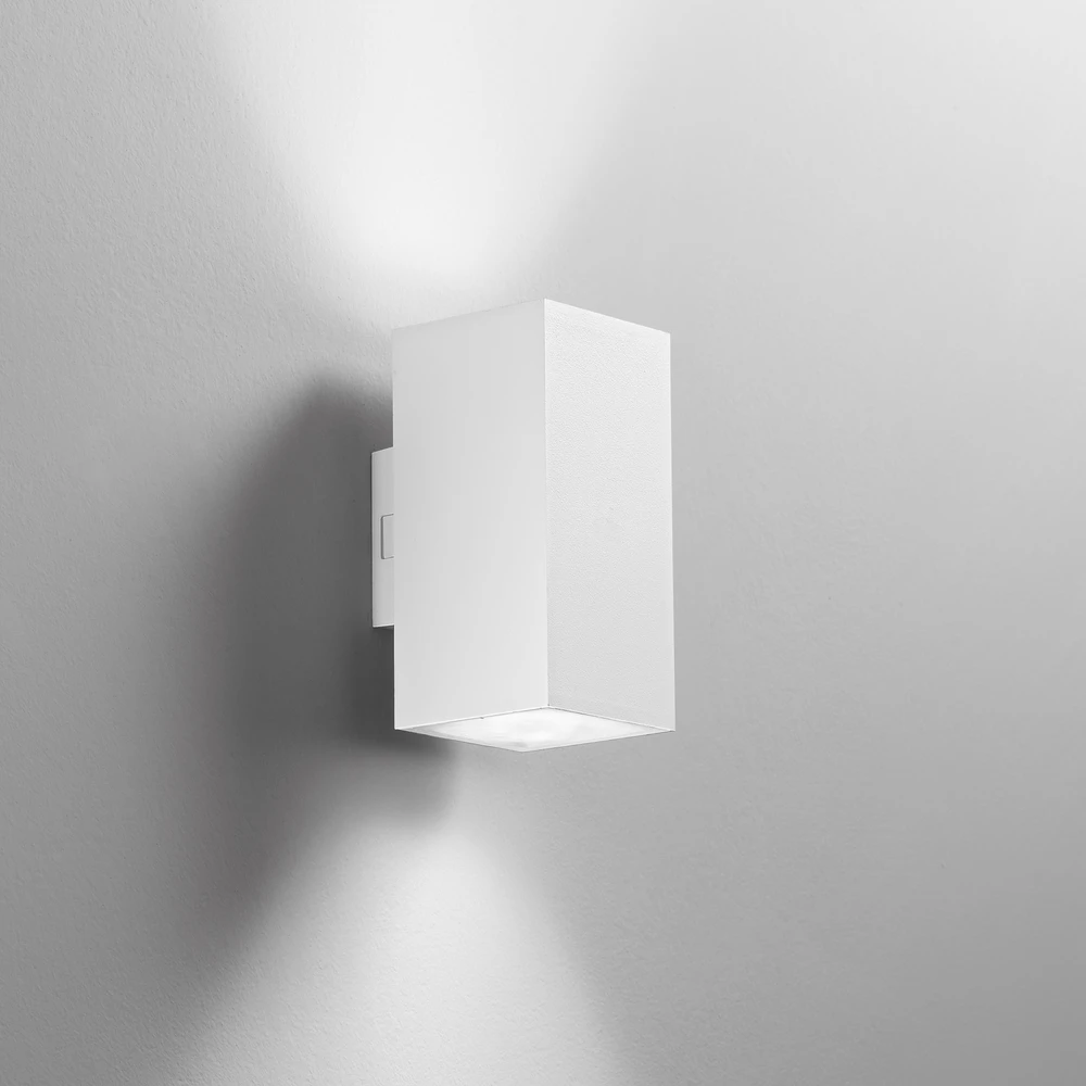 Sieninis šviestuvas 16W LED sieninis fasado šviestuvas POLO, baltas, CCT, IP65