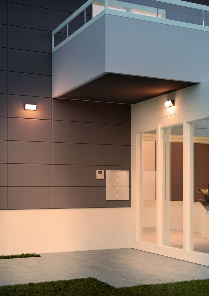 16W LED sieninis lauko šviestuvas SPECTRA, tamsiai pilkas, 3000K, IP54, 90238
