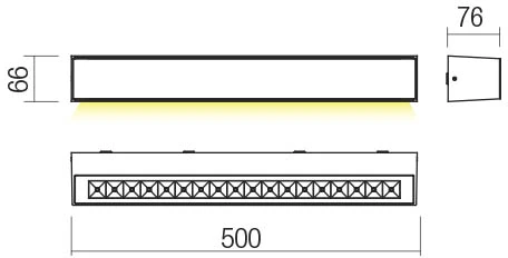 16W LED sieninis lauko šviestuvas AROOS, baltas, 3000K, IP65, 90253