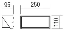 16W LED sieninis lauko šviestuvas SPECTRA, tamsiai pilkas, 3000K, IP54, 90238