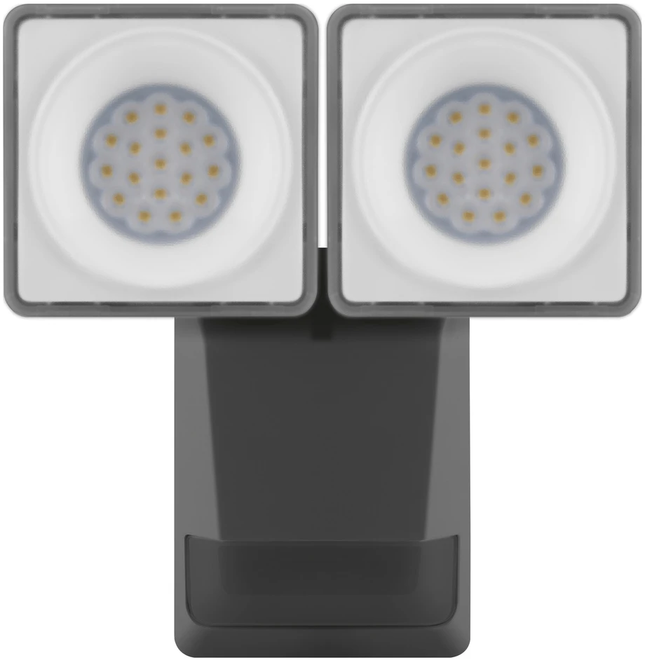 16W LED sieninis lauko šviestuvas ENDURA PRO, tamsiai pilkas, 4000K, su judesio davikliu, IP55