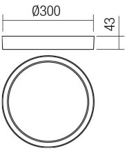 17,5W LED paviršinis lauko šviestuvas PONZA, tamsiai pilkas, 3000K, IP65, 90156