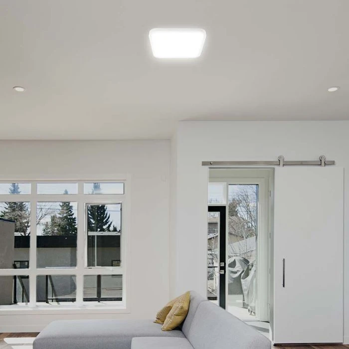 Sieninis šviestuvas 18W LED paviršinis šviestuvas, kvadratinis, baltas, 4000K, IP44