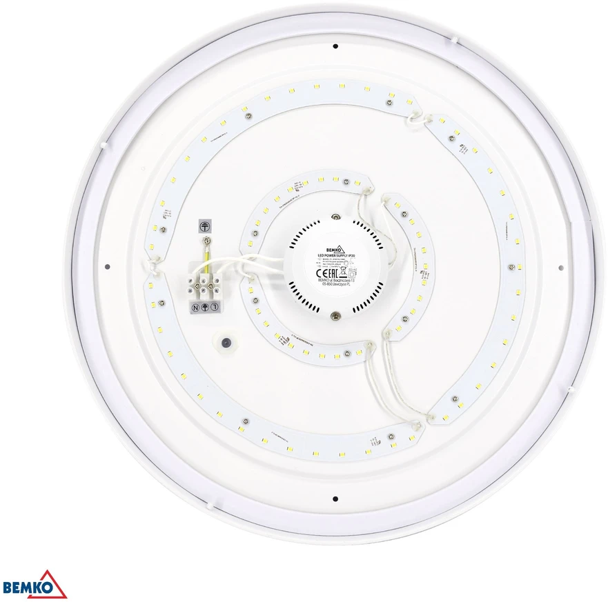 Bemko 18W LED plafonas PLATO, baltas, 4000K, IP44