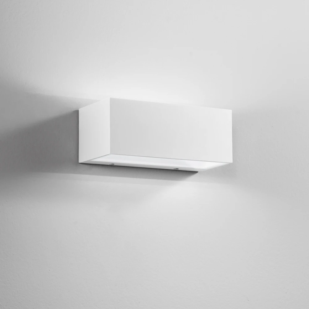 Sieninis šviestuvas 18W LED sieninis fasado šviestuvas TWIN, baltas, CCT, IP54