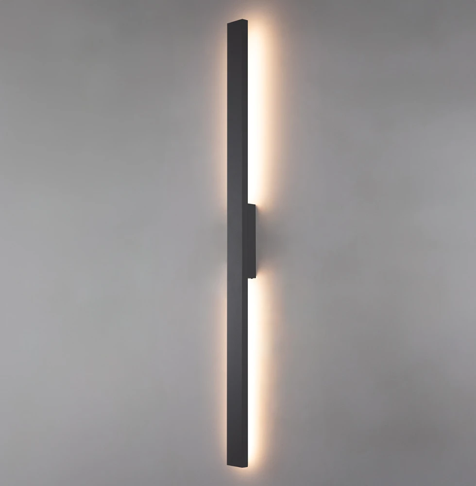18W LED sieninis fasado šviestuvas TOSCANA, tamsiai pilkas, 3000K, IP65, 4336000