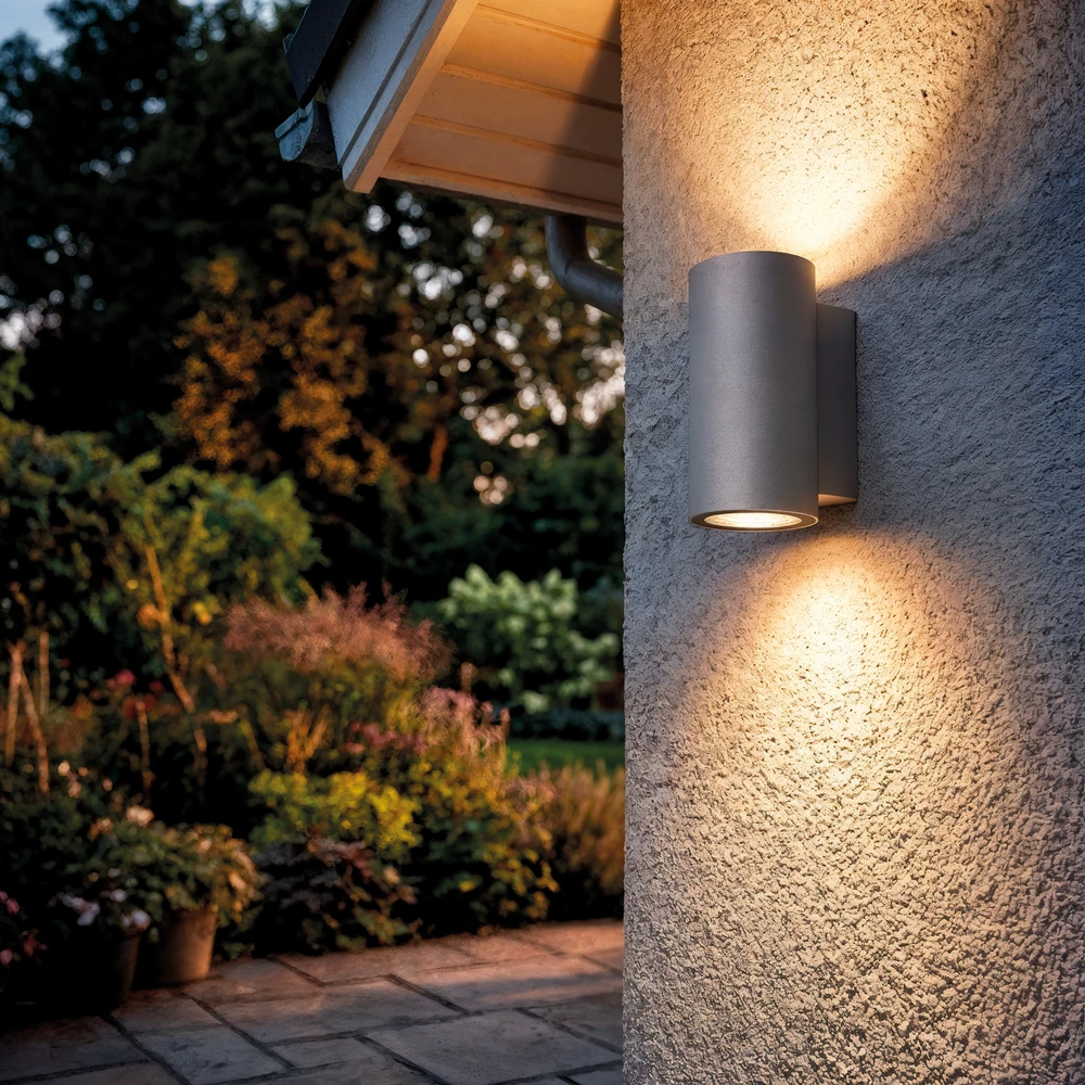 18W LED sieninis fasado šviestuvas NOX, antracito sp., 2700K, IP65, A2092090GR