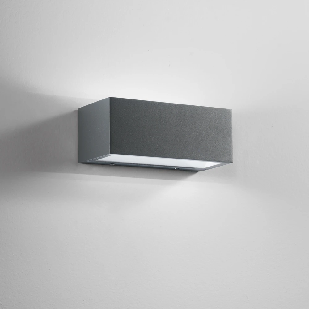 Sieninis šviestuvas 18W LED sieninis fasado šviestuvas TWIN, antracito sp., CCT, IP54