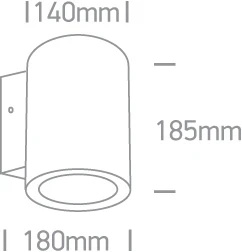 20W LED cilindro formos šviestuvas, antracito sp., 4000K, 67138EL/AN/C