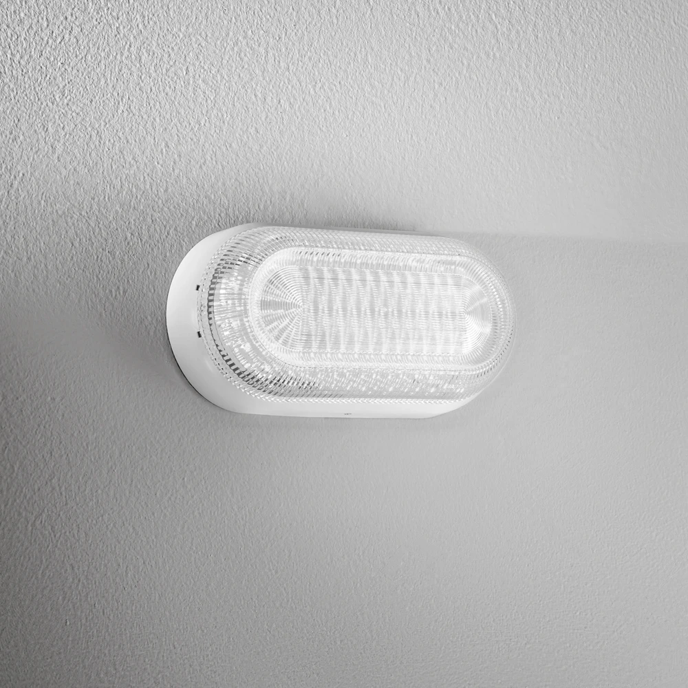 20W LED lubinis fasado šviestuvas ISCHIA, baltas, IP65