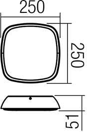 20W LED paviršinis lauko šviestuvas TWILL, tamsiai rudas, 3000K, IP65, 9539