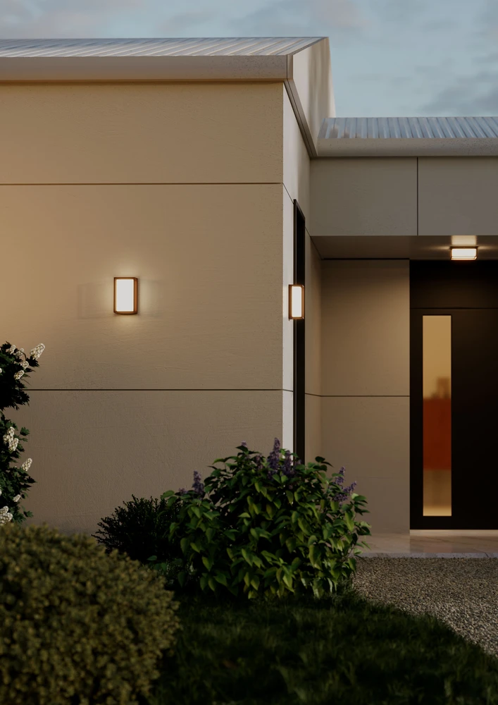 20W LED paviršinis lauko šviestuvas QUADRIS, baltas, 3000K, IP54, 90564