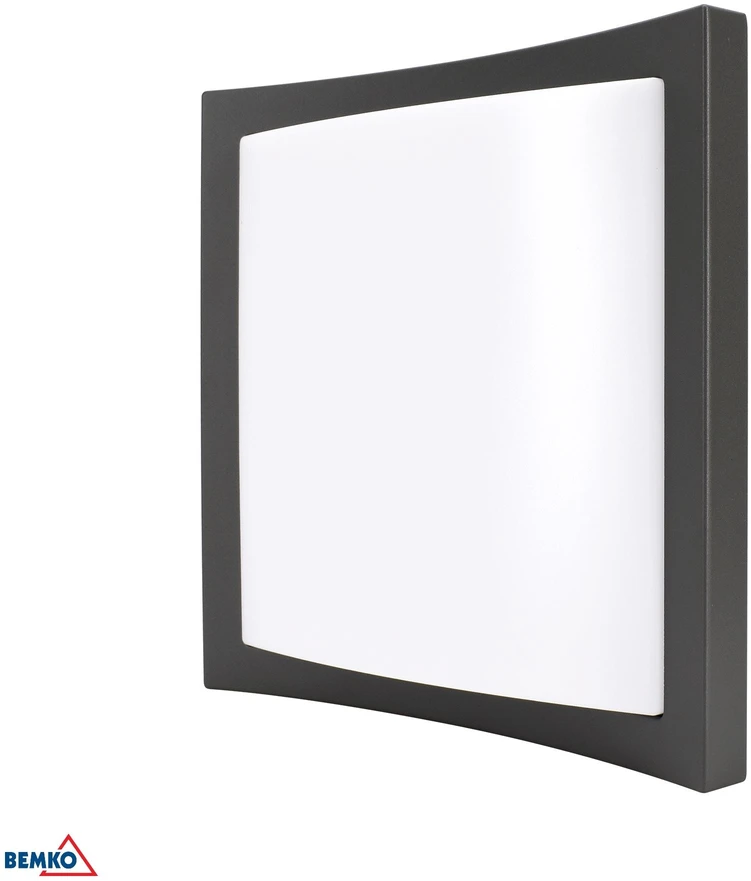 Sieninis šviestuvas Bemko 20W LED sieninis fasado šviestuvas VALANT, grafito sp., 4000K, IP65