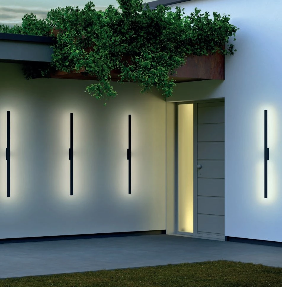 Sieninis šviestuvas 20W LED sieninis fasado šviestuvas REFLEXA, baltas, 3000K, IP54, 90430