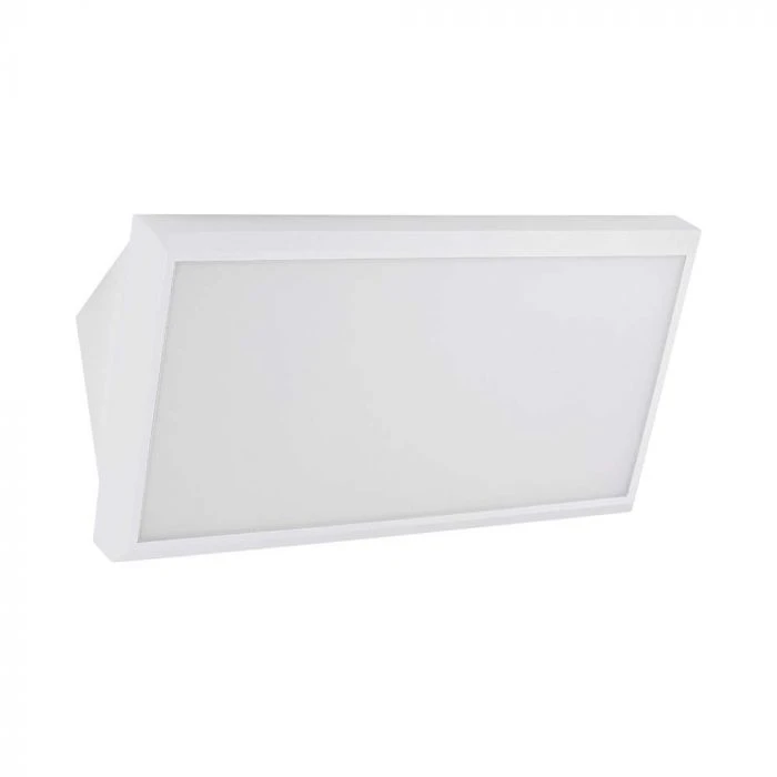 Sieninis šviestuvas V-tac 20W LED sieninis lauko šviestuvas, baltas, 4000K