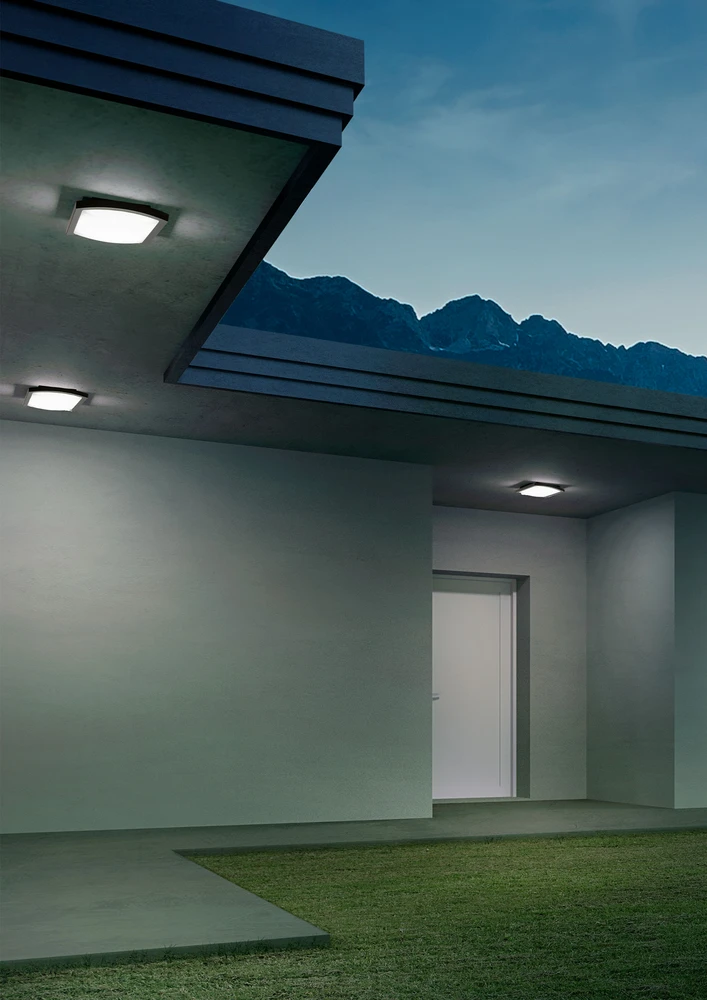 22W LED paviršinis lauko šviestuvas TALLIN, tamsiai rudas, 3000K, IP54, 90008