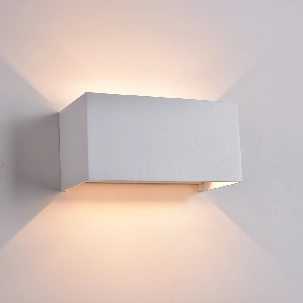 Sieninis šviestuvas 22W LED sieninis fasado šviestuvas KENDO, baltas, 2700/3000K, IP65, A2032370B