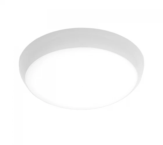 24W LED paviršinis šviestuvas PROXIMA, baltas, 4000K, su 3h avariniu moduliu ir judesio davikliu