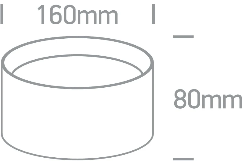 25W LED paviršinis šviestuvas, juodas, 3000/4000/5000K, IP44, 12125D/B/V