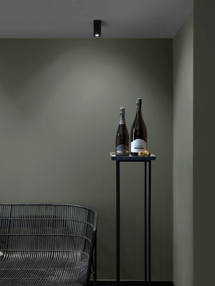 2W LED paviršinis šviestuvas KURA TOP X1, tamsiai pilkas, 3000K, 11x37°