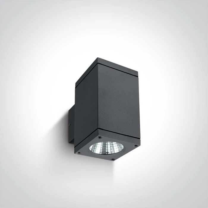 2x6W LED cilindro formos šviestuvas, antracito sp., 3000K, 67138A/AN/W