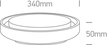 30W LED plafonas, antracito sp., 3000K, 67384/AN/W
