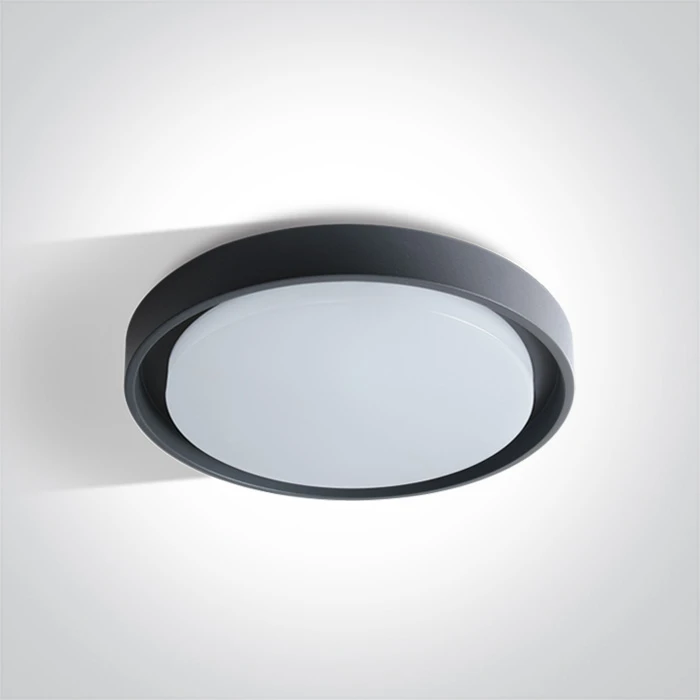 30W LED plafonas, antracito sp., 3000K, 67384/AN/W