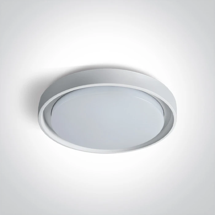 30W LED plafonas, baltas, 3000K, 67384/W/W