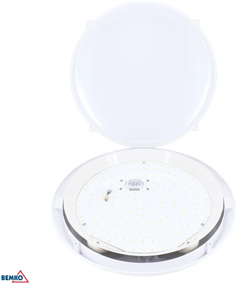 Lubinis šviestuvas Bemko 30W LED plafonas su judesio davikliu GABI, baltas, 4000K, IP66, 120°